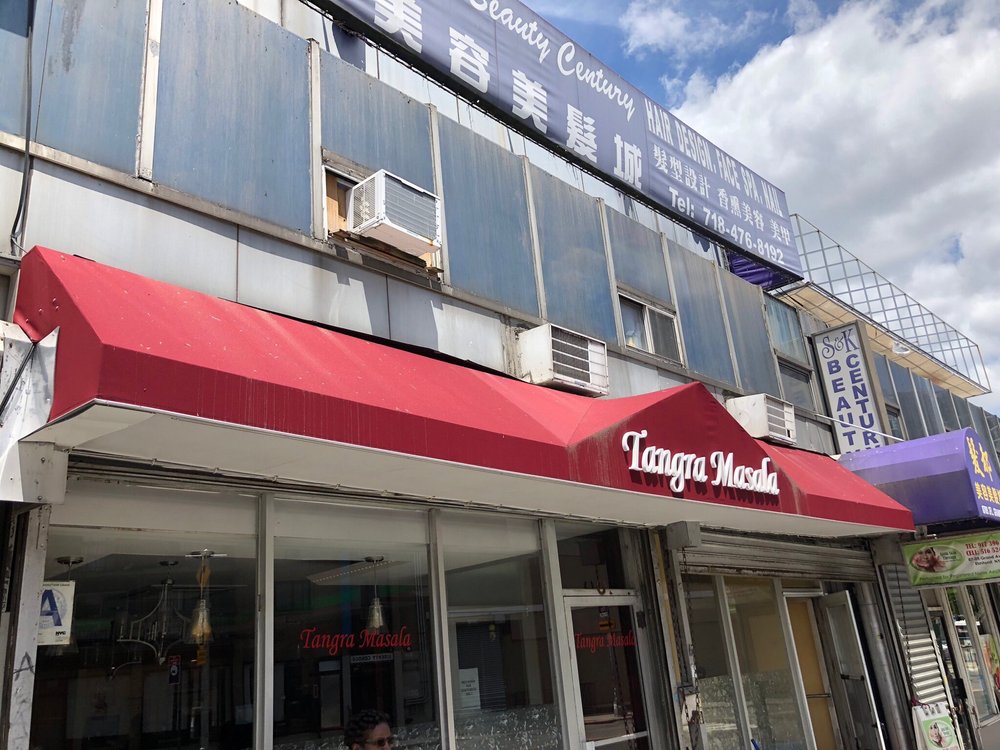 Tangra Masala storefront on Grand Avenue in Elmhurst, Queens